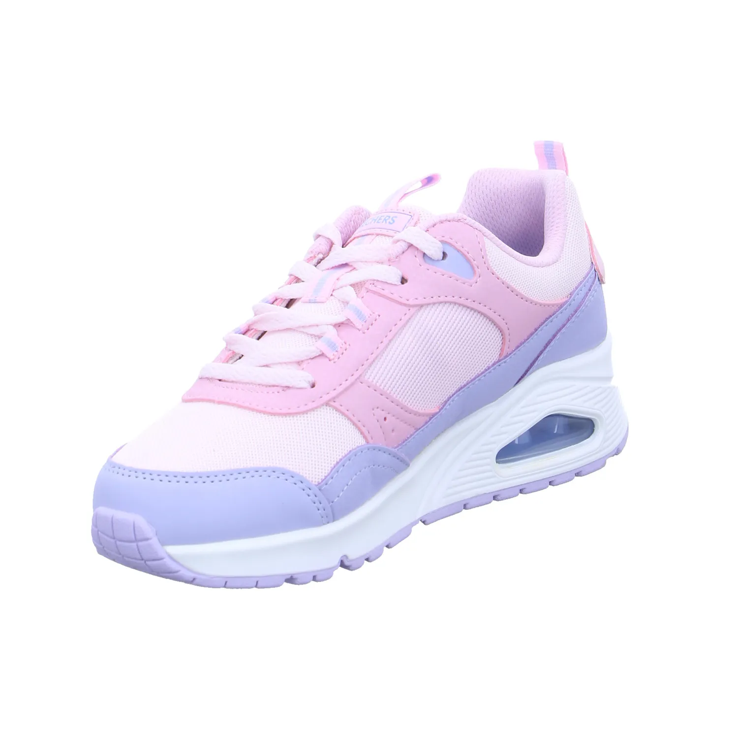 SKECHERS Mädchen-Halbschuh Binder Rosa Lederimitat  Sneaker