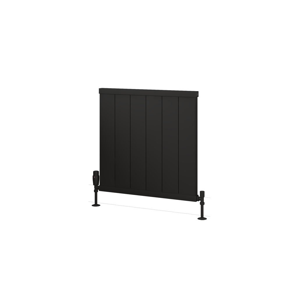 Eastbrook Kingswood paneelradiator 60x60cm 639W zwart mat