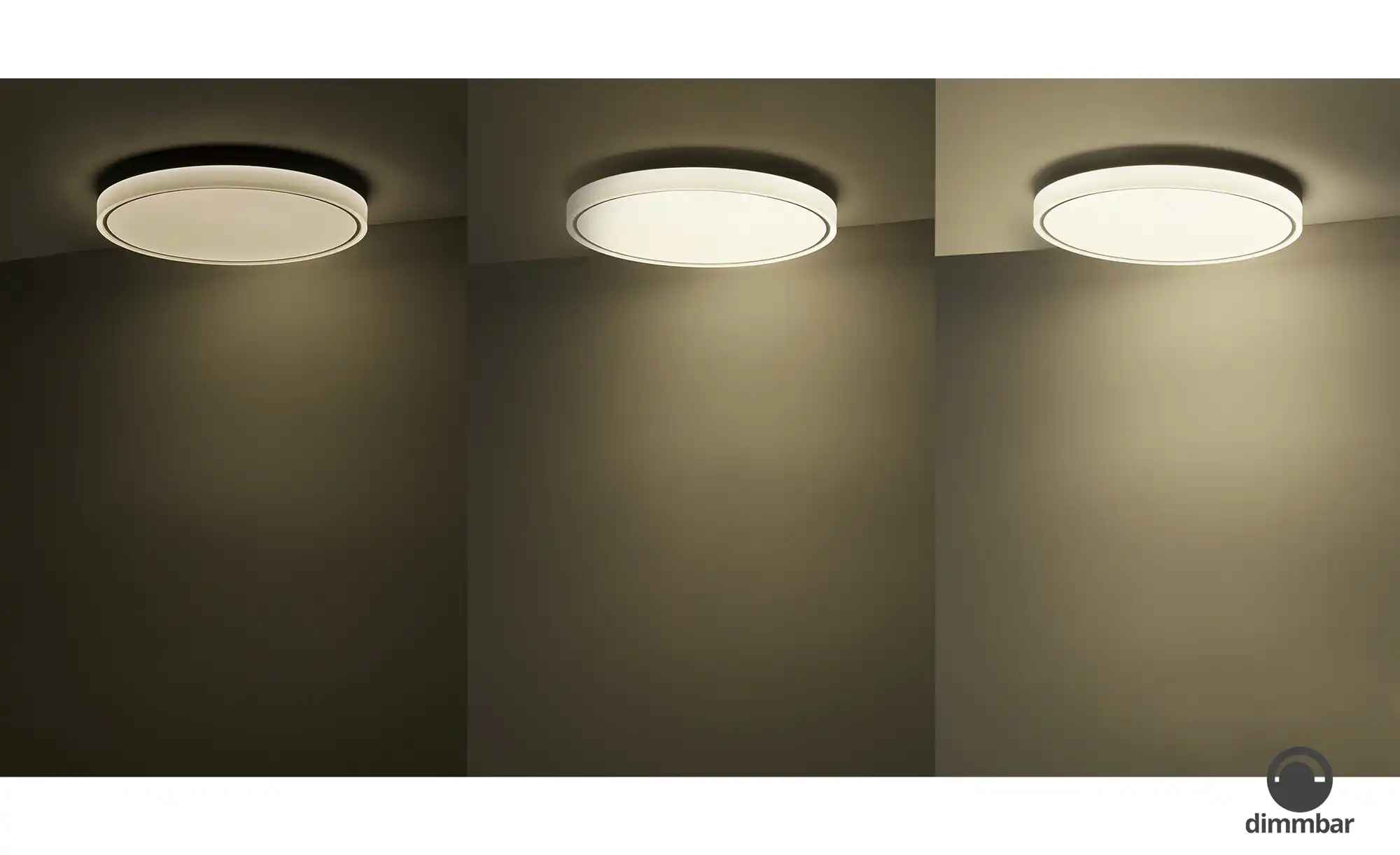 KHG LED-Deckenleuchte, schwarz mit Fernbedienung