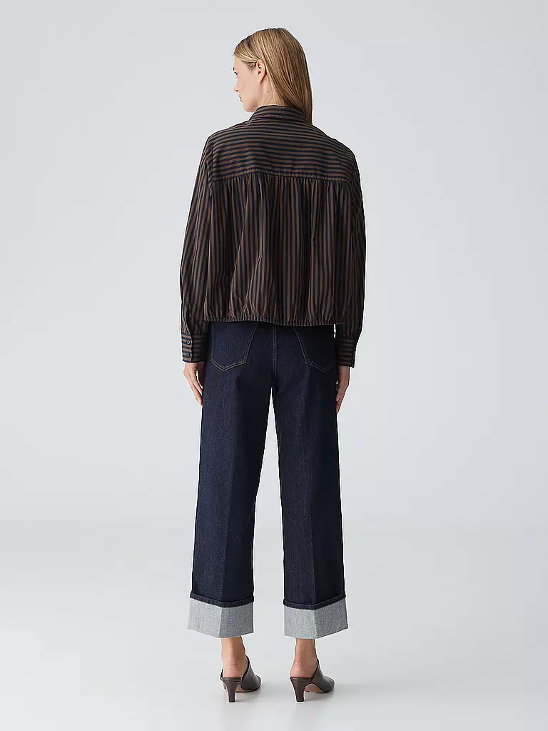 OPUS Bluse FEBULA dunkelblau