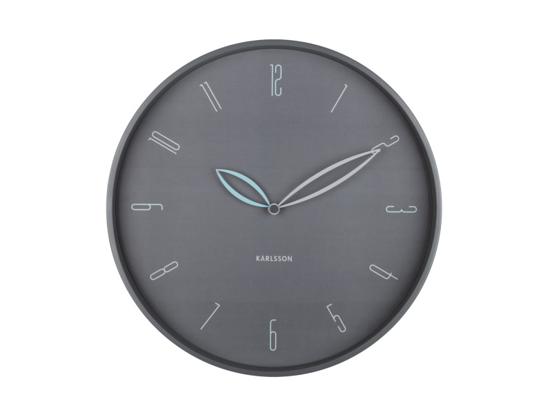 Wall Clock Petals KA6012BL Misty blue