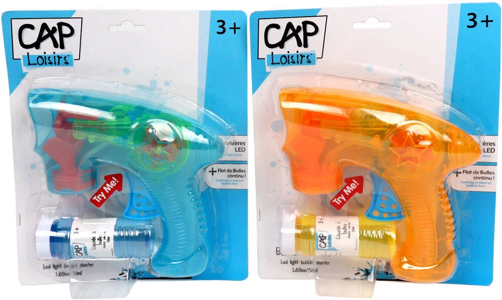 PISTOLET A BULLES LUMINEUX