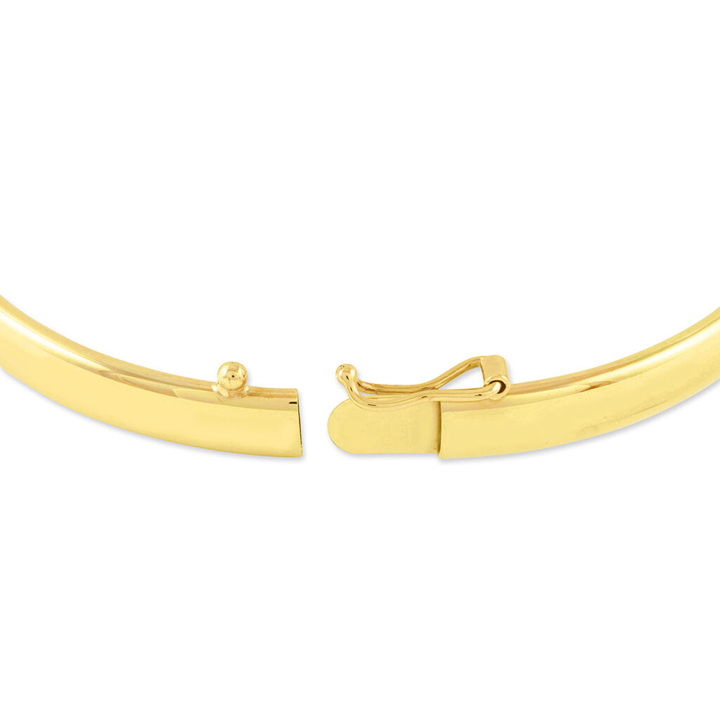 Bracelet Jonc Cynthia Fil Flexible Or Jaune