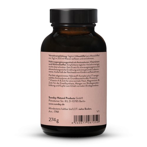Sunday Natural Products  Kollagen builder amino-komplex