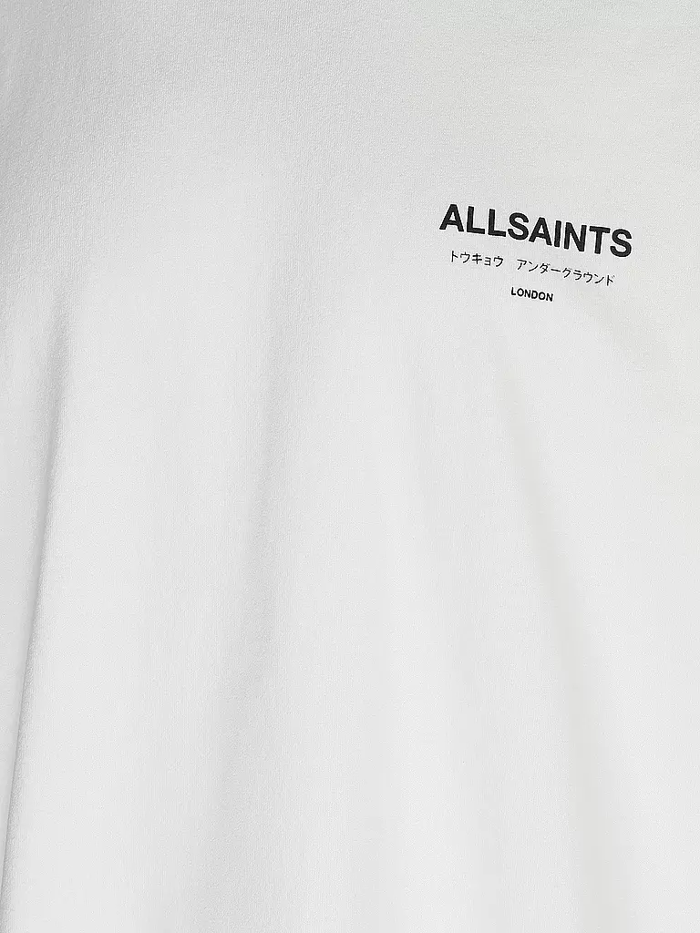 ALLSAINTS T-Shirt UNDERGROUND weiss