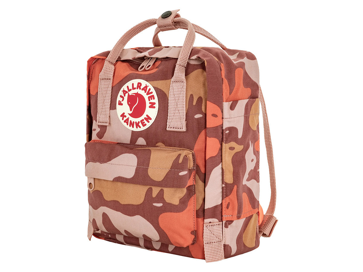 Fjällräven Kånken Graphics Mini rugzak - Chalk Rose/Hidden Animals