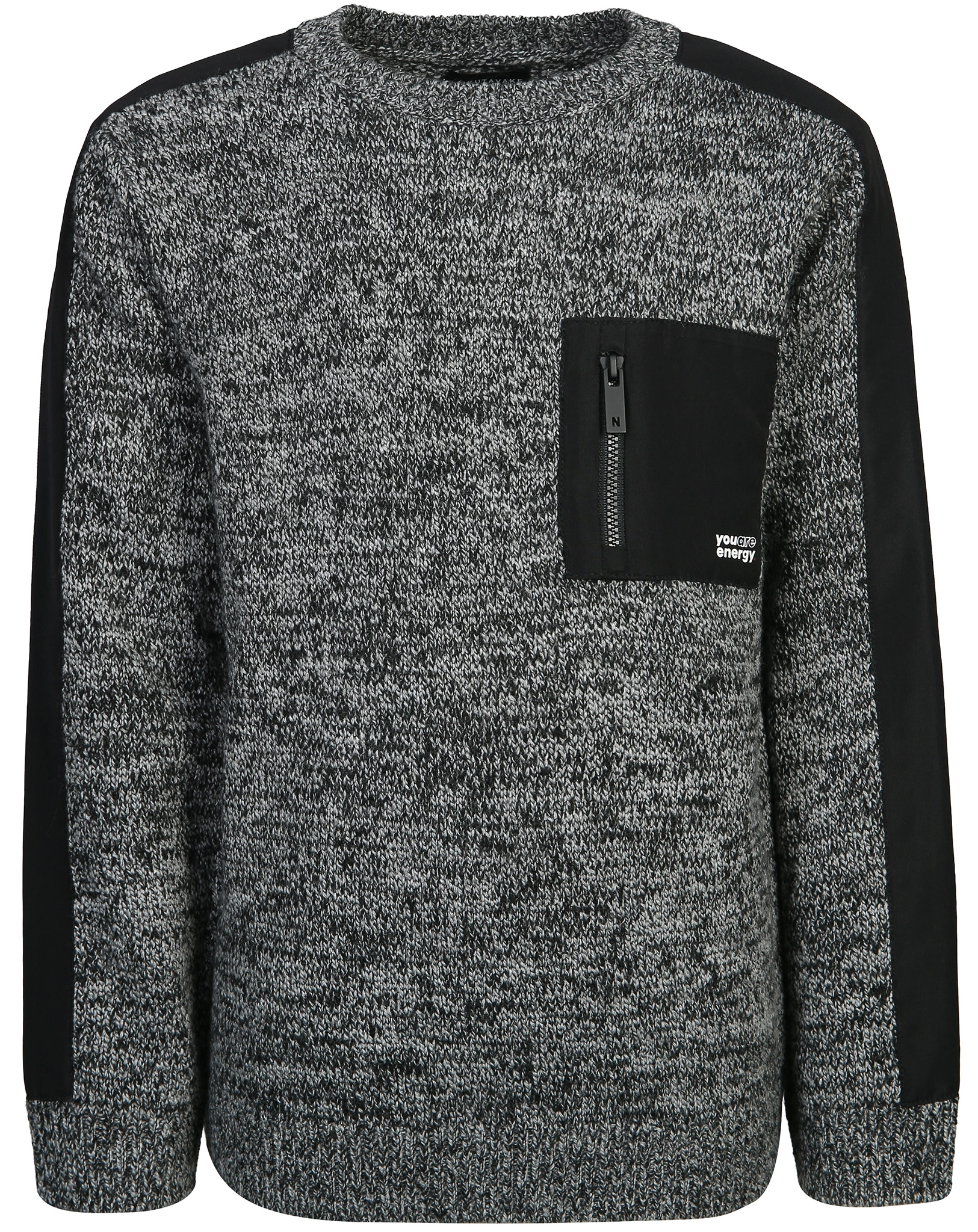 Pullover ENERGY in grau meliert