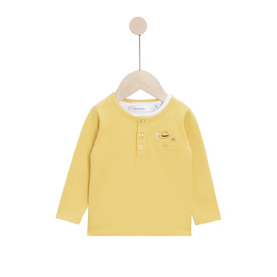 Escapade au Soleil T-shirt manches longues + débardeur   Jaune        de               Marèse