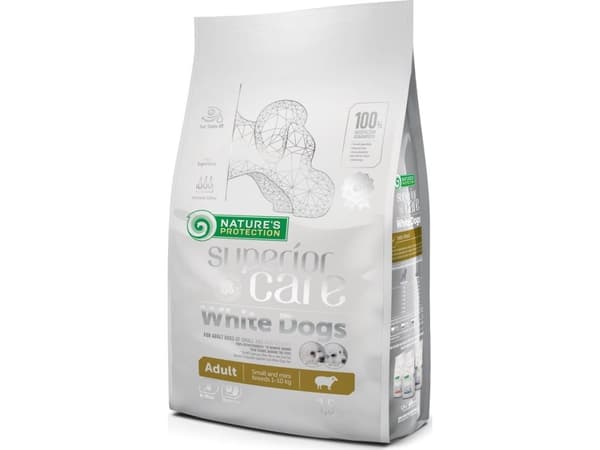 Nature's Protection Superior Care White Dogs Adult Small - Fôr for hvite hunder av små raser