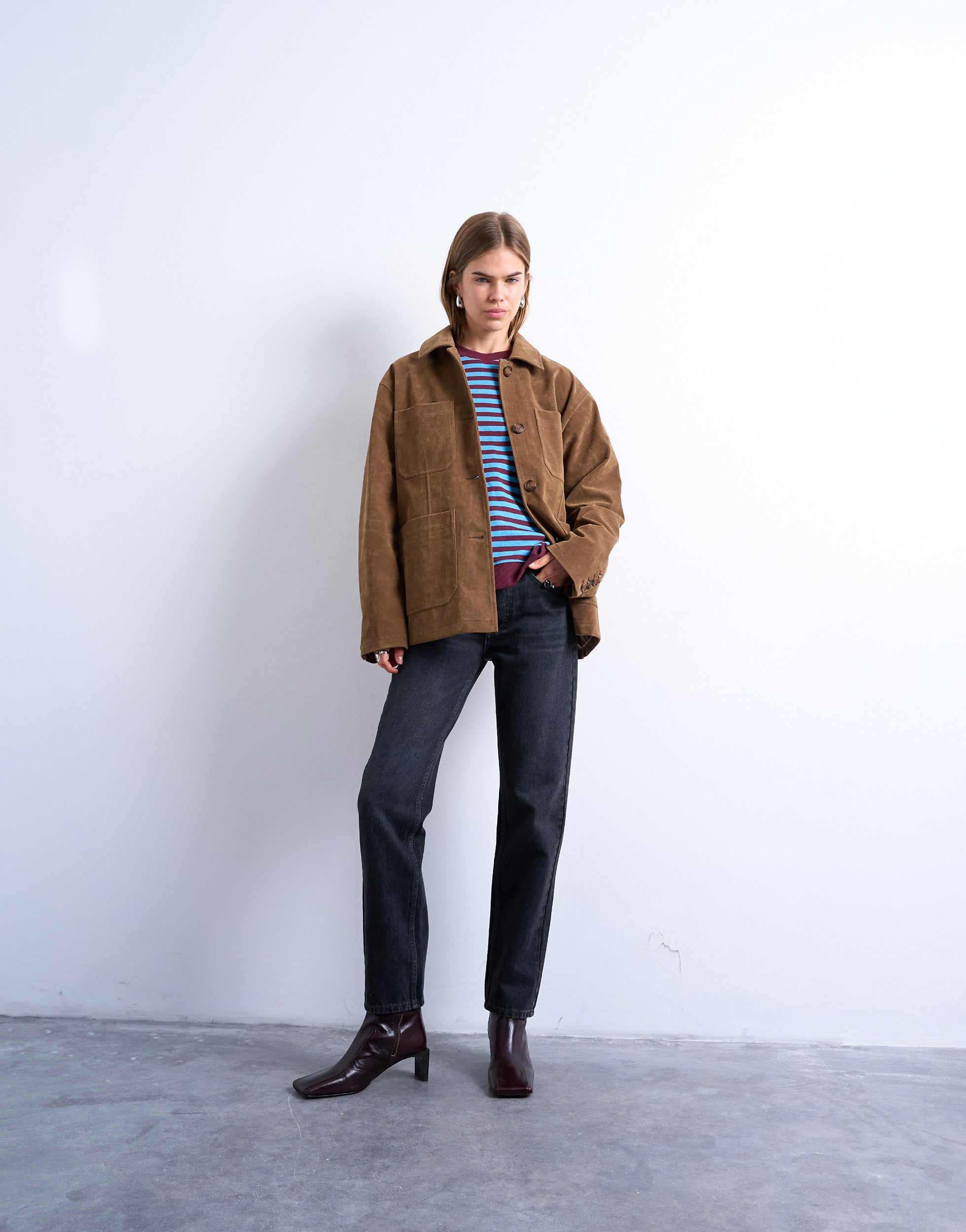 TSRUNWAY Mid rise Straight fit Jeans