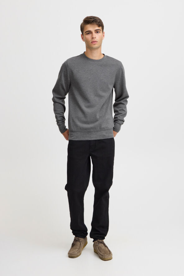 Casual Friday CFSEBASTIAN crew neck sweat Pewter mix
