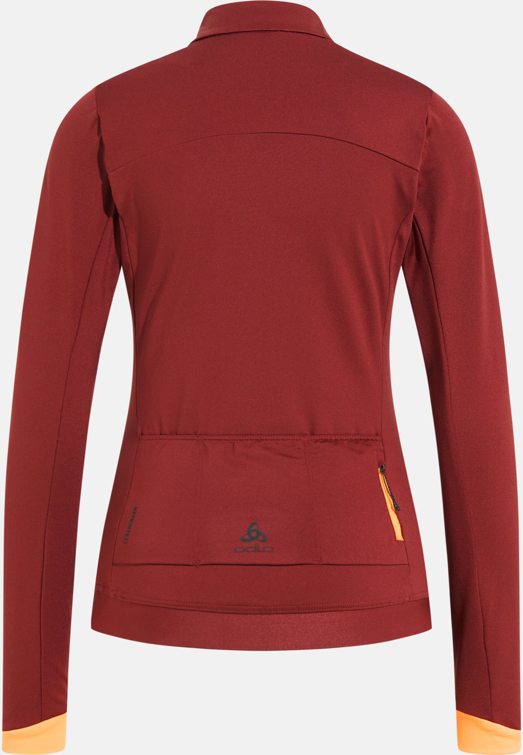 Zeroweight Ceramiwarm Mid-Layer-Radtrikot in spiced apple