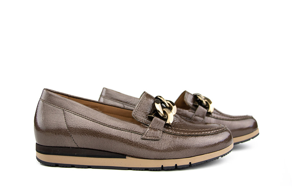 Gabor Loafer Ketting Ketting Cacao Rock Lack