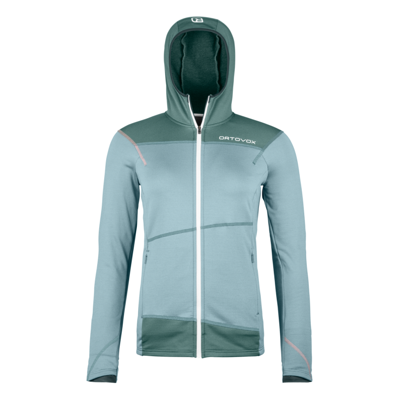 Fleece Light Hoody - Polaire en laine mérinos femme