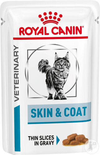 Royal Canin Veterinary Diet Skin&Coat Feline Sachets 12x85g