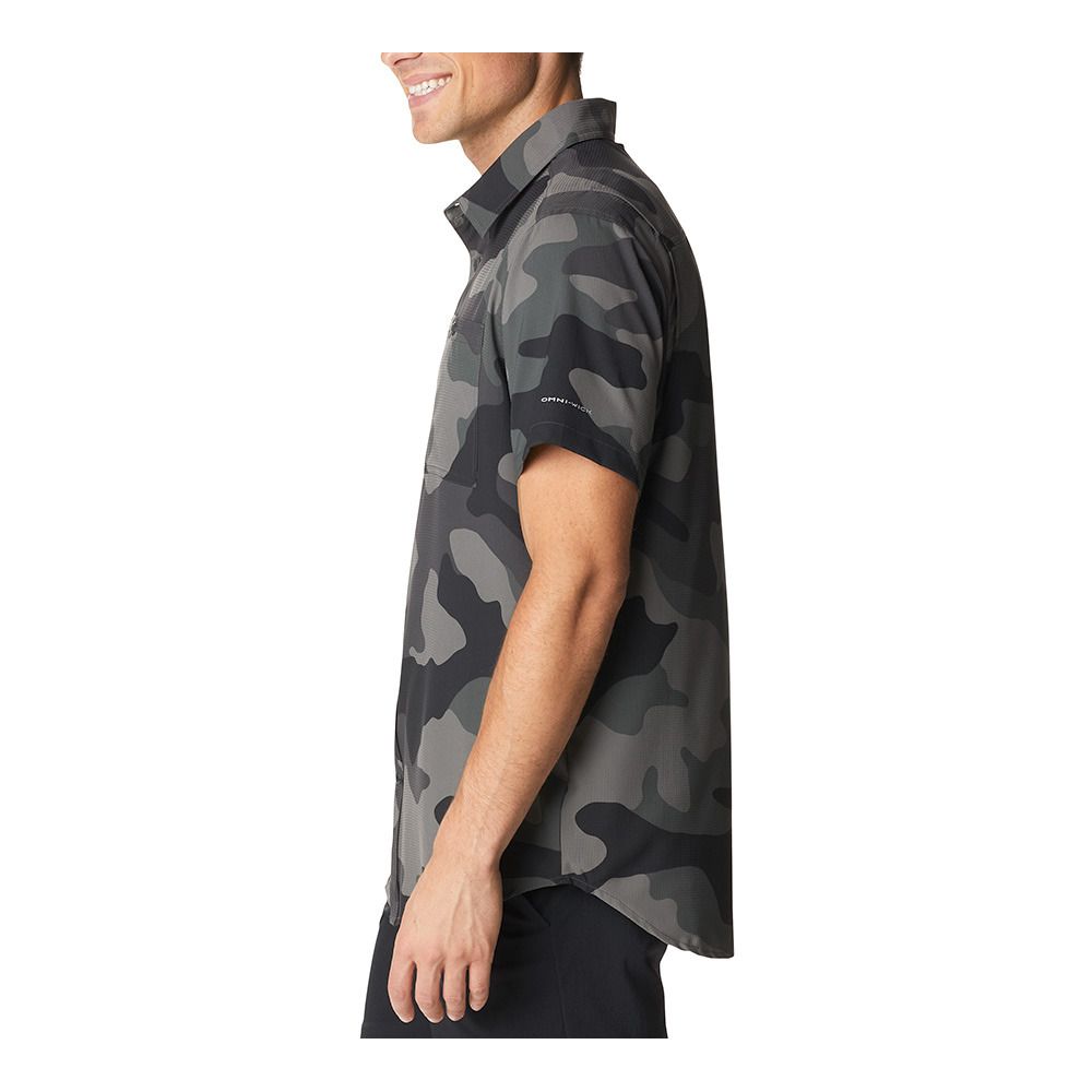 Columbia UTILIZER PRINTED WOVEN - Chemise Homme black mod camo