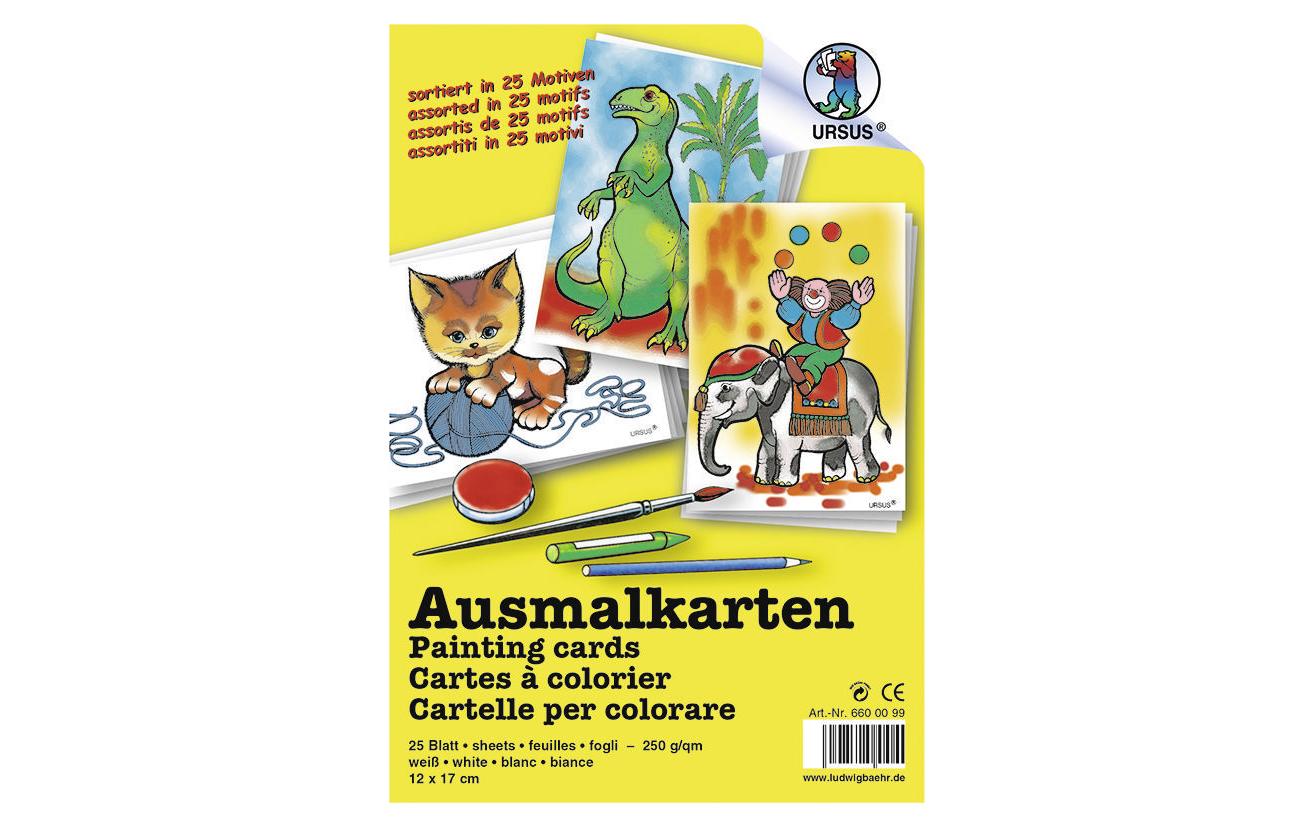 Malkarten 12 cm x 17 cm 12 x 17 cmMalkarte