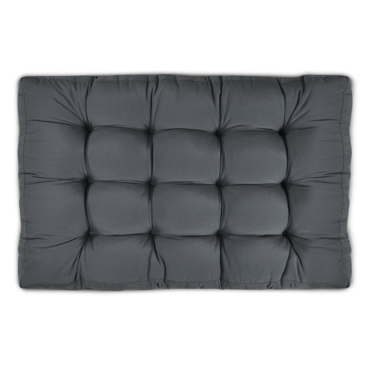 Beautissu ECO Style Pallet Kussen Zitting 120x80x15cm Grafietgrijs