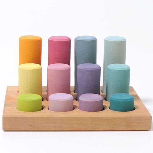 Grimm's stapelrollers 12st - pastel