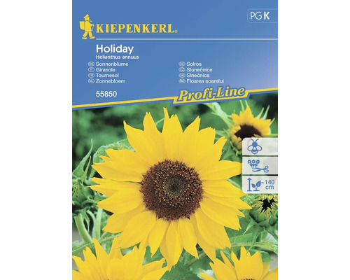 Zonnebloem Vakantie Kiepenkerl Open-pollinated zaden Bloemenzaden