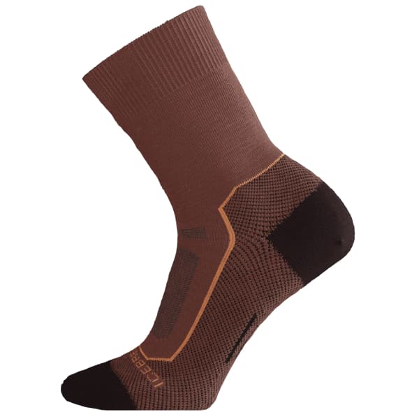 Chaussette randonnée ICEBREAKER W HIKE+ LIGHT CREW CEDARWOOD/BITTER/SUNSTONE