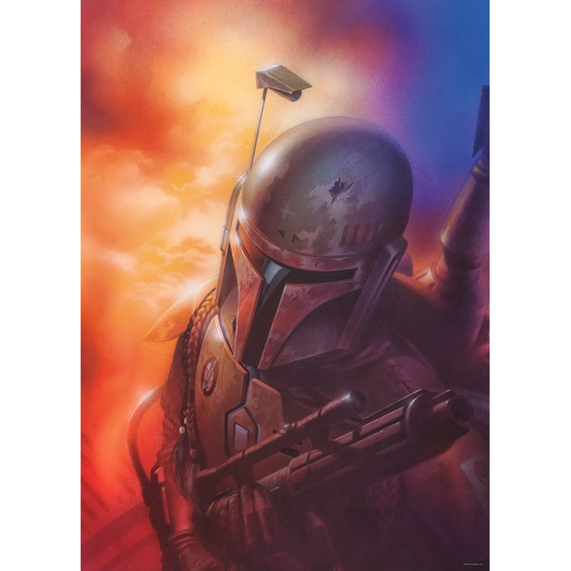 Wandbild STAR WARS CLASSIC MANDALORIAN - 50x70 cm