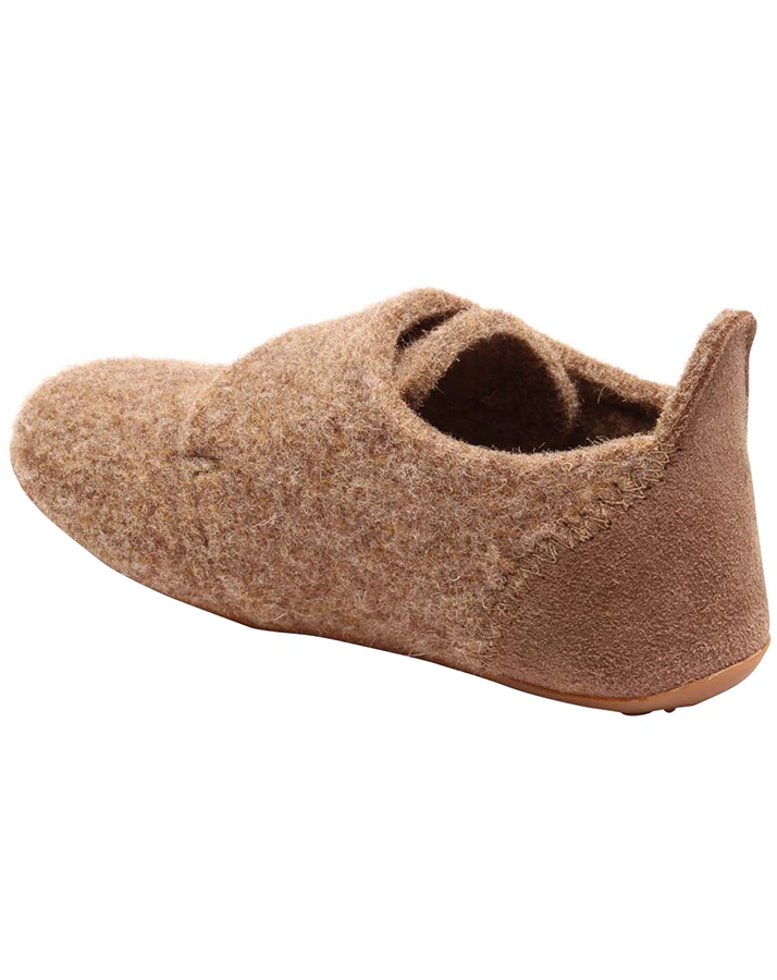Klett-Hausschuhe CASUAL WOOL in camel