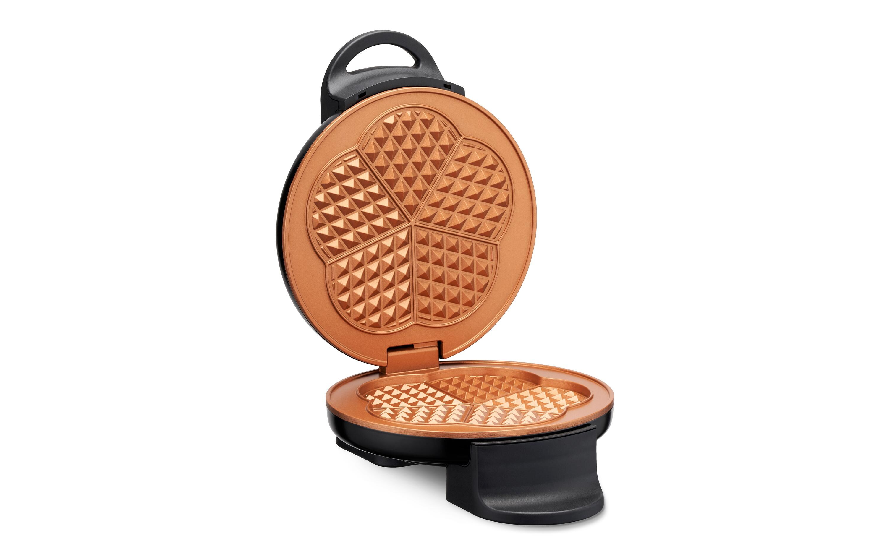 Waffeleisen Retro Waffles Bronze/SchwarzWaffeleisen im coolen Retro-Design
