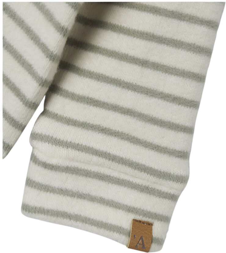Lil' Atelier NBMTHORO LS SLIM BODY STRIPE LIL Birch/seagrass