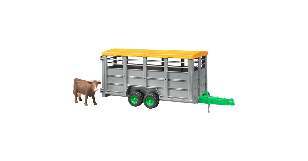 bruderVeewagen met koe Modelvoertuig  (02227)