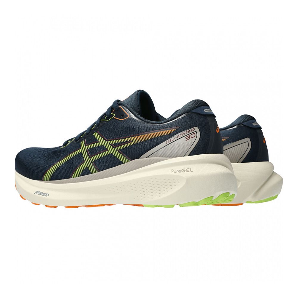 Asics GEL-KAYANO 30 - Chaussures running Homme french blue/neon lime