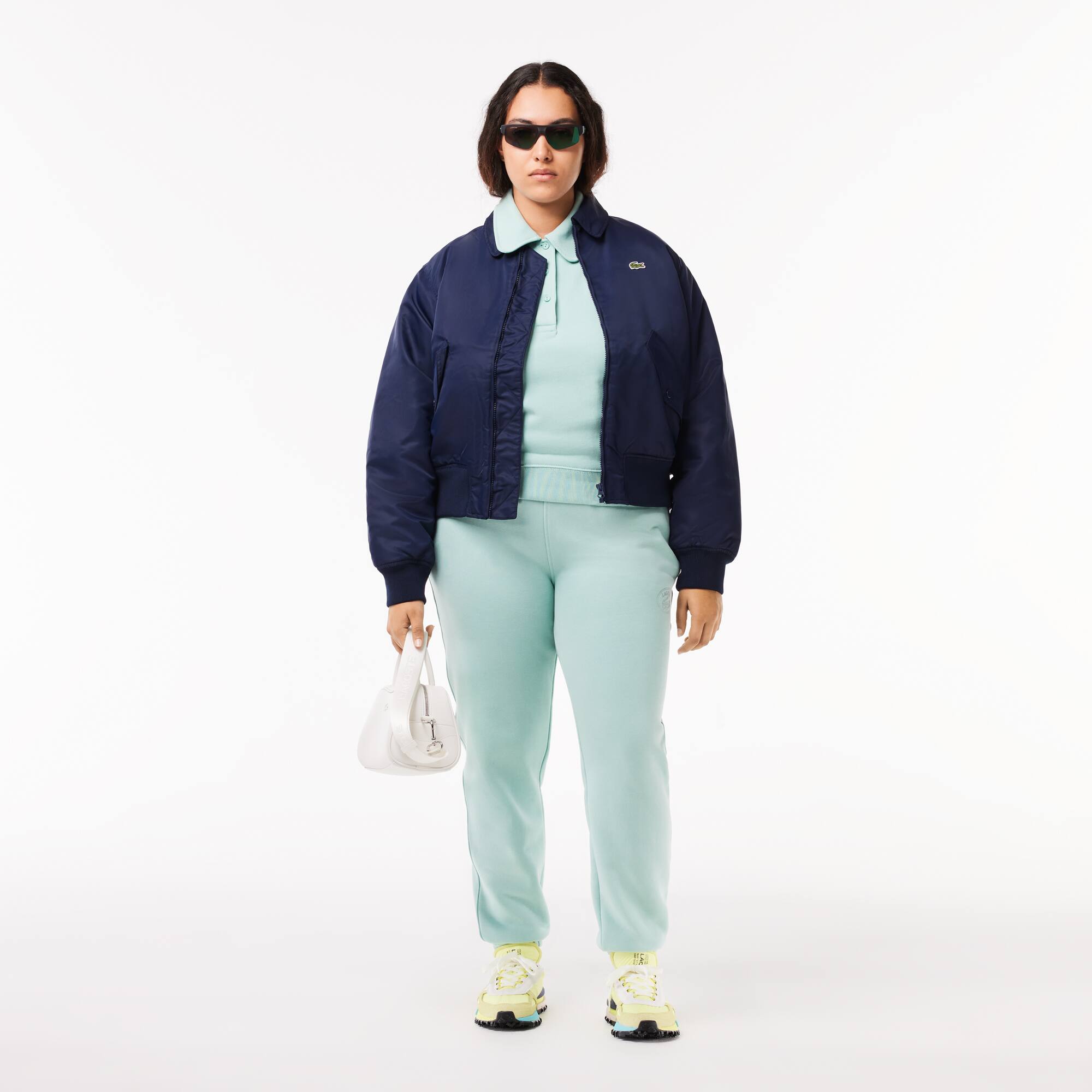 Sweatshirt à col polo Jogger avec broderie Lacoste Sweatshirts - Vert - Lacoste - Femme