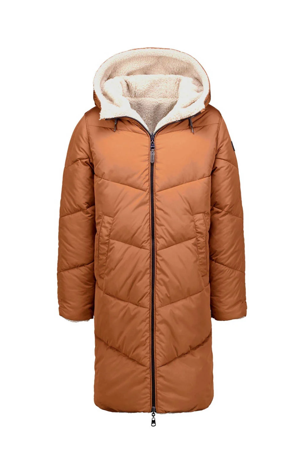 Garcia gewatteerde winterjas bruin