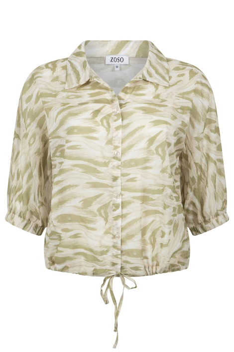Zoso groene dames blouse