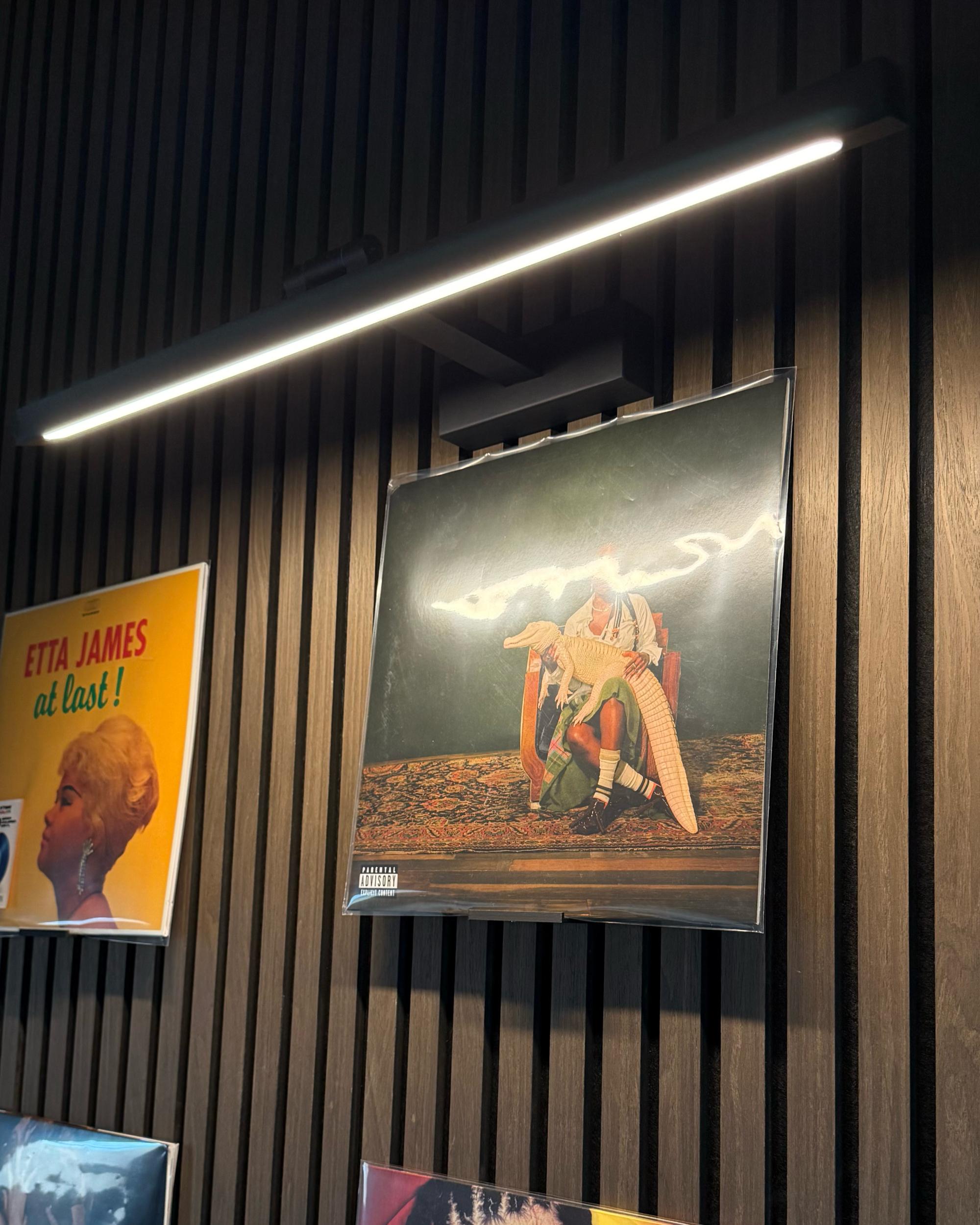 LED schilderij- en spiegelverlichting ARROS Metaal Zwart