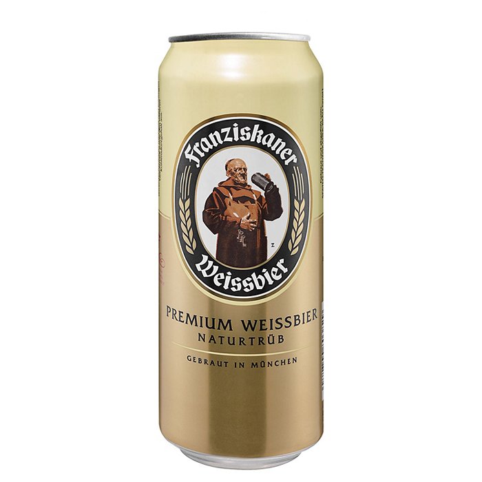 FRANZISKANER Hefe Weissbier naturtrüb 0,5 l
