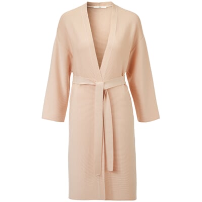 Damen-Strickmantel, Beige