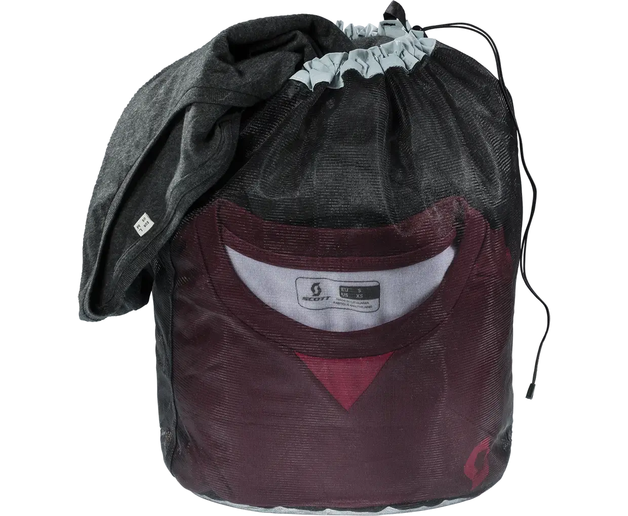 Deuter Mesh Sack 18 Zwart/Lichtgrijs