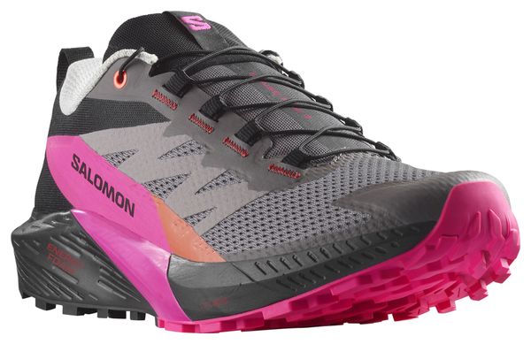 Chaussures de Trail Salomon Sense Ride 5 Gris/Rose