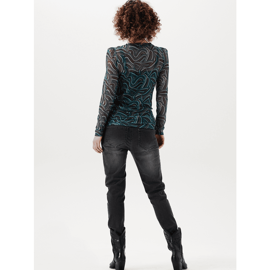 SUPERMOM Langarmshirt Devine Deep Teal