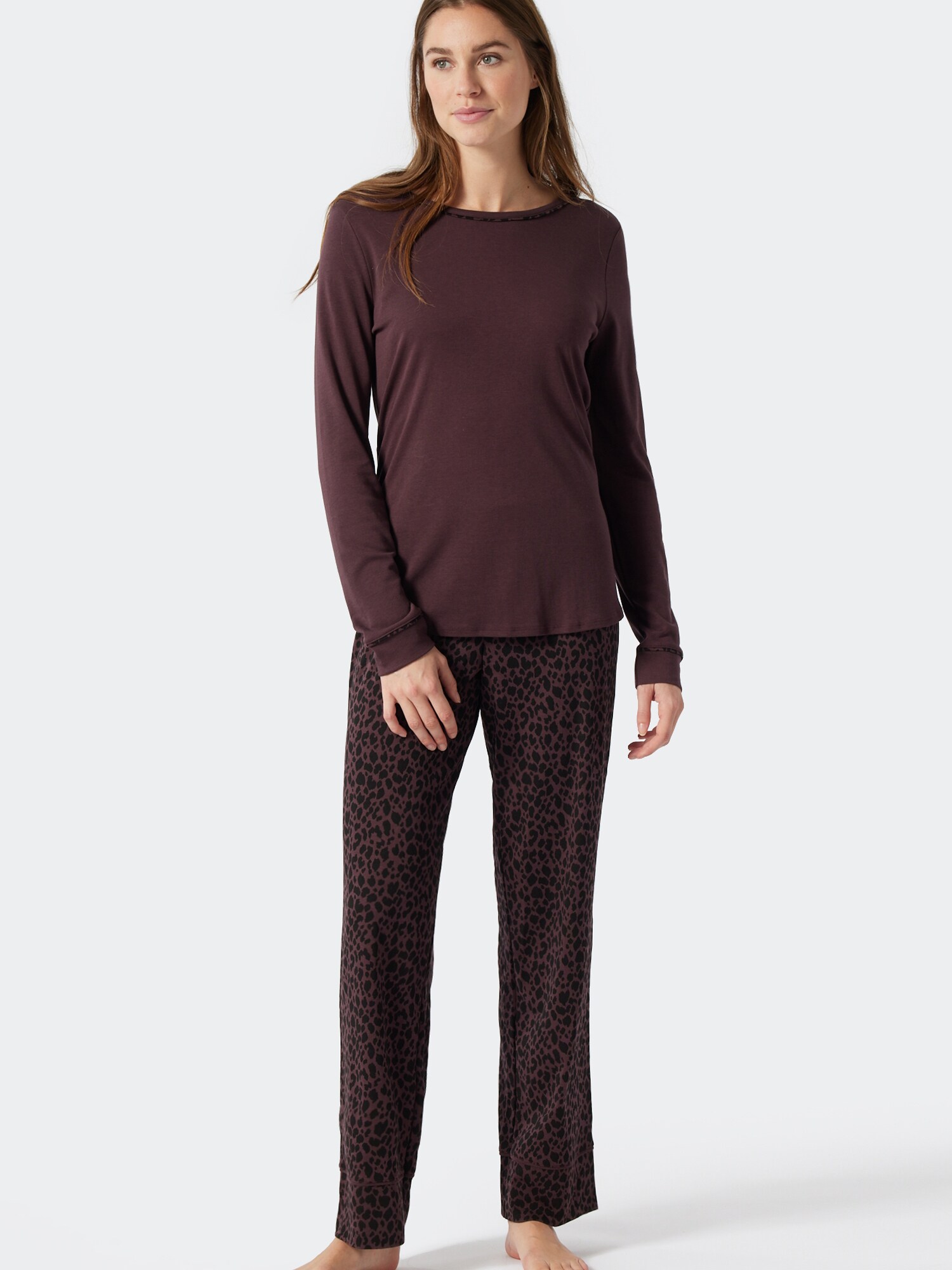 Schiesser Damen Pyjama Contemporary Nightwear