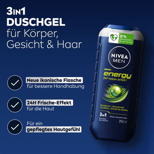 NIVEA MEN Pflegedusche Energy 250ML