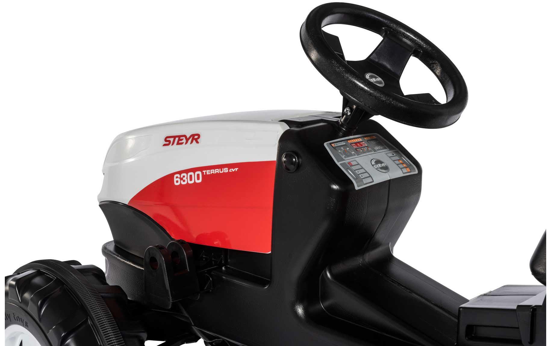 Tretfahrzeug Farmtrac Premium II Steyr 6300 Terrus CVT<br>Kinderfahrzeug mit verstellbarem Sitz