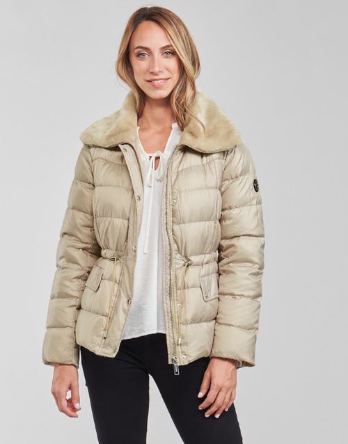 MICHAEL Michael Kors - ECO FX FUR CLLR PUFFER Marfil