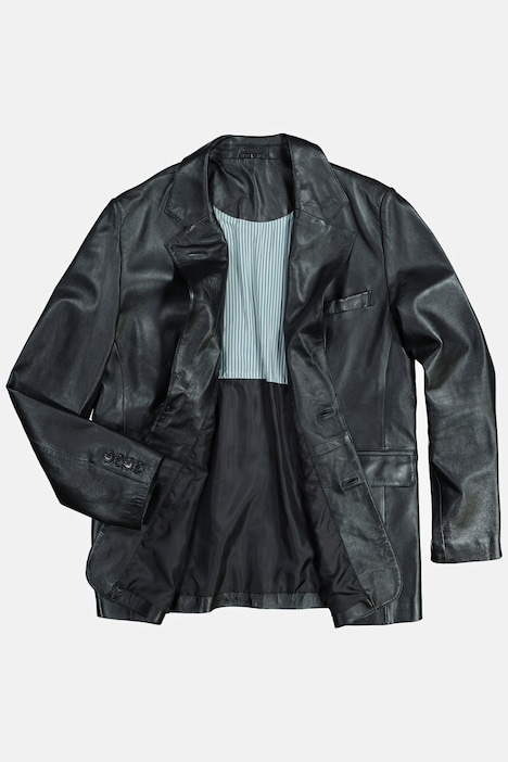 Blazer, Leder, weiches Lammnappa-Leder