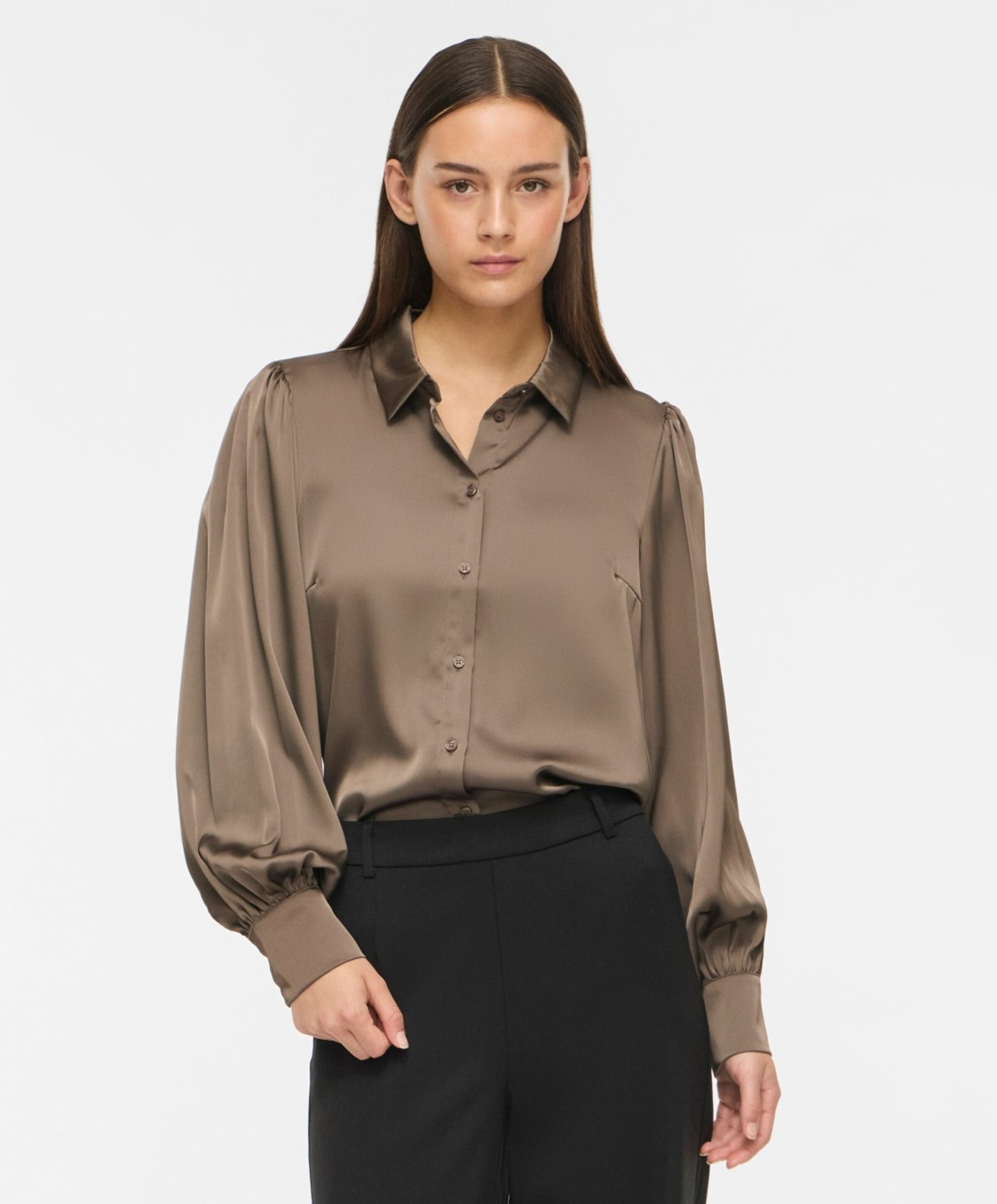 Vila Dames blouse grijs