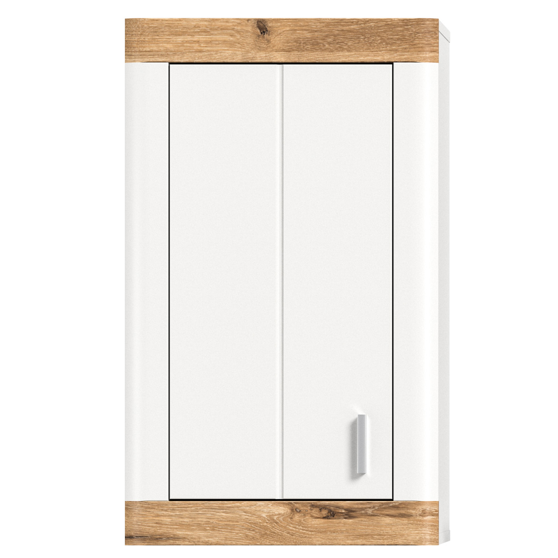 Hängeschrank LAREDO - weiß matt - Nox Oak - 45 cm