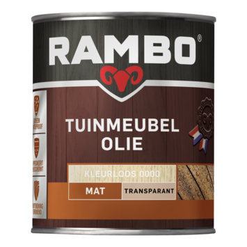 Rambo Tuinmeubel olie transparant kleurloos mat 750 ml