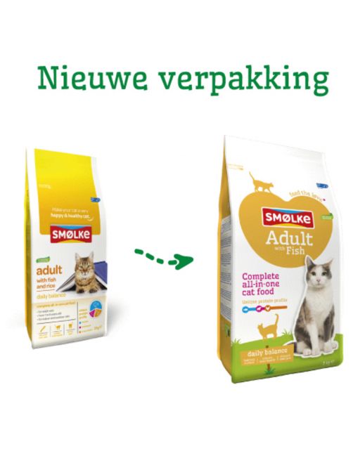Smolke Cat Adult Vis&Kip&Lam - Kattenvoer
