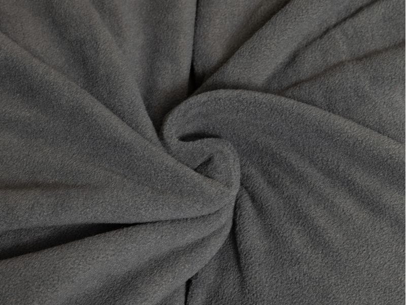 COCON Decke Fleece Polar 150 x 210 cm, Anthrazit Flauschige Fleecedecke